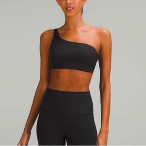 Lululemon Ribbed Nulu Asymmetrical Yoga Bra